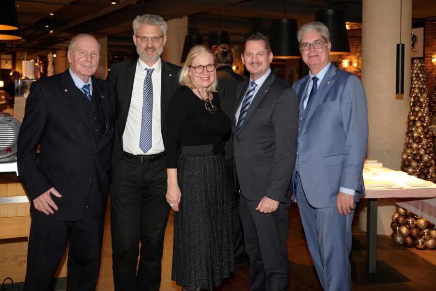 Samariterbund sagt Danke - Peter Erdle, Oliver Löhlein, Susanne Drapalik, Marcus Franz, Karl Svoboda